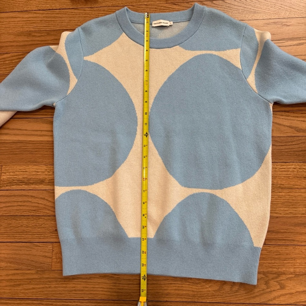 Marimekko Kioski Louhe Kivet Pullover Long Sleeve Sweater Alpaca Cotton Blend - Picture 9 of 10